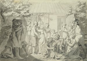 The Homecoming of the Son, 180001 by Philipp Otto Runge